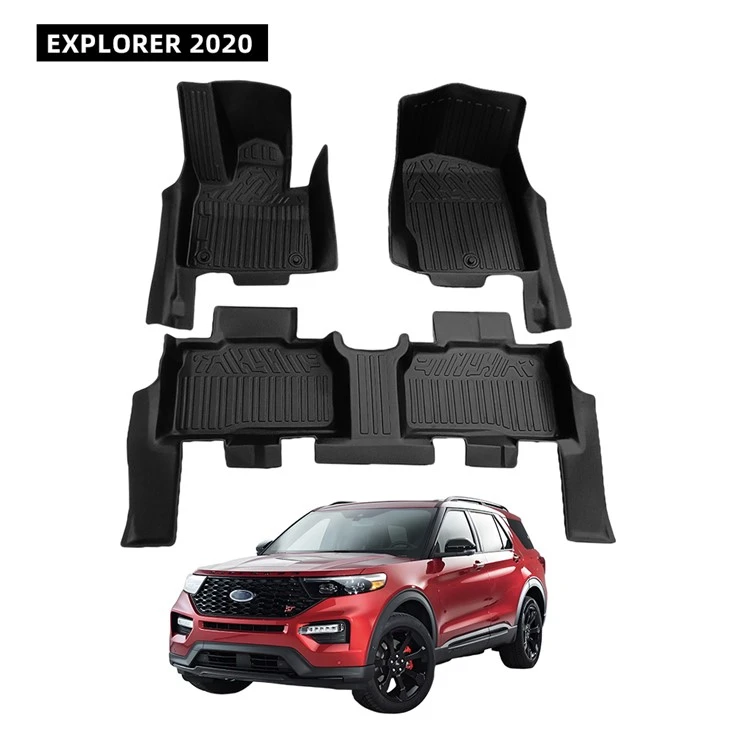 5D TPE Car Mats Heavy Duty Waterproof Non-Slip Full Coverage